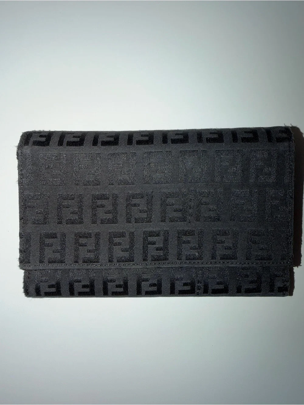 Fendi Zucchino Monogram Canvas Wallet